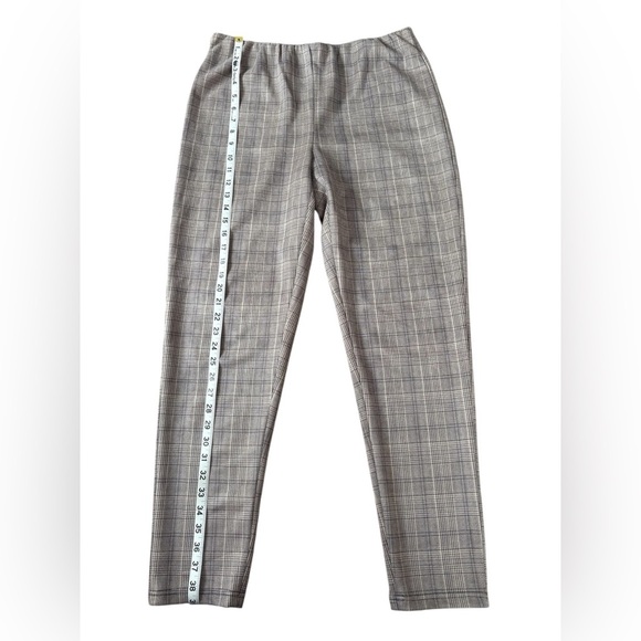NWOT, Another Story, Super Soft Checked Pants, Large, Black & Tan - Picture 6 of 8